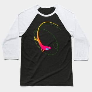 Agamid Calotes versicolor Baseball T-Shirt